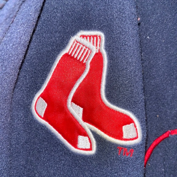 Vintage! Men’s Boston Red Sox Logo Gull Zip Quilted Lining Jacket. Size XL - Picture 3 of 11